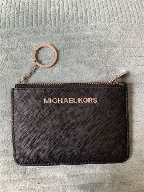 michael kors portemonnaie schwarz silber|Michael Kors brieftaschen damen.